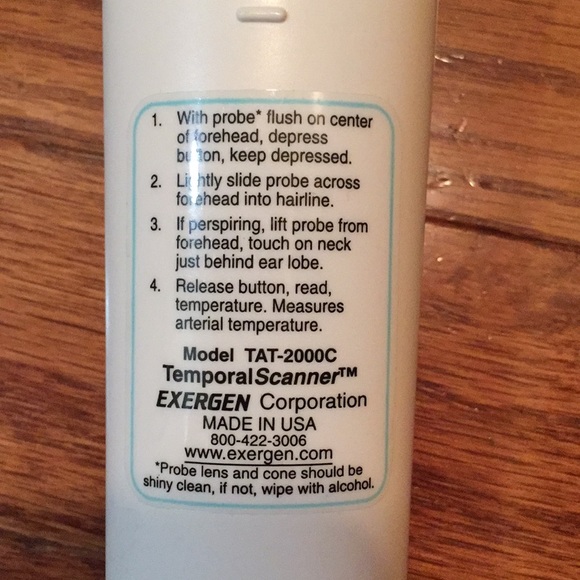 Exergen temporal thermometer - Picture 3 of 3